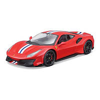 Автомодель Bburago Race and play Ferrari 488 pista 1:24 (18-26026)