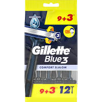 Бритва Gillette Blue 3 Comfort Slalom 12 шт. 8006540808771 n