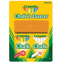 Набір крейди Crayola зі щіткою для стирання (256418.012)