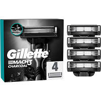 Сменные кассеты Gillette Mach3 Charcoal Древесный уголь 4 шт. 8700216062701 n