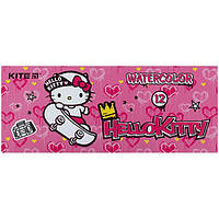 Фарби акварельні Kite Hello Kitty 12 кольорів (HK21-041)