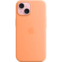 Чехол для мобильного телефона Apple iPhone 15 Silicone Case with MagSafe Orange Sorbet MT0W3ZM/A n