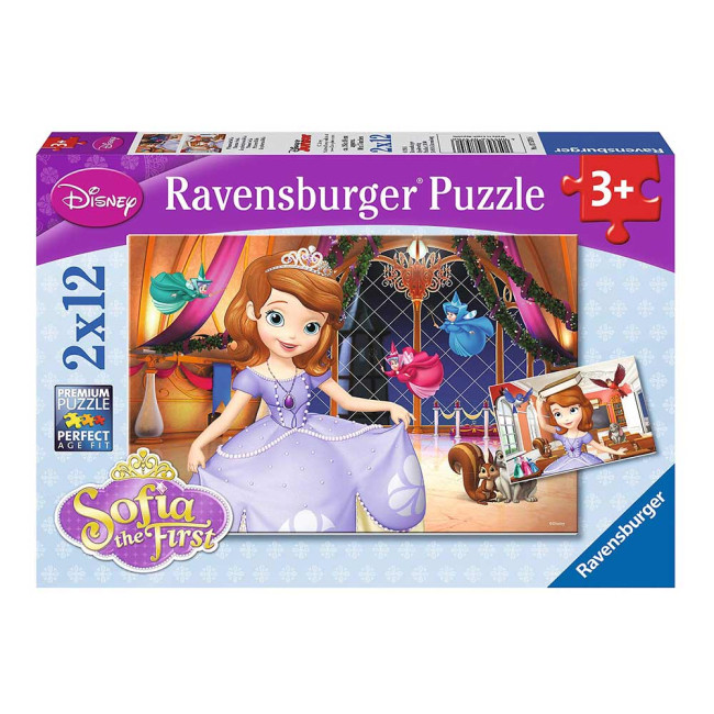 Пазл Принцеса Софія Ravensburger Disney 2 х 12 (7570)