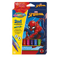Фломастери Colorino Людина-павук 10 кольорів двосторонні (91833PTR)