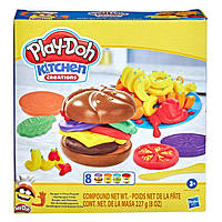 Набір для творчості Play-Doh Kitchen Creations Забавні закуски Бургер (E5112/E5472)