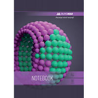 Тетрадь Buromax Sphere A4 80 листов, клетка Фиолетовый BM.24452101-07 n