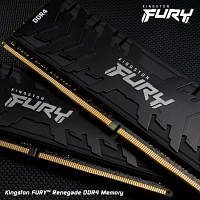 Модуль памяти для компьютера DDR4 8GB 3200 MHz RenegadeBlack Kingston Fury ex.HyperX KF432C16RB/8 n