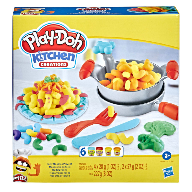 Набір для творчості Play-Doh Kitchen Creations Забавні закуски Макарони (E5112/E9369)