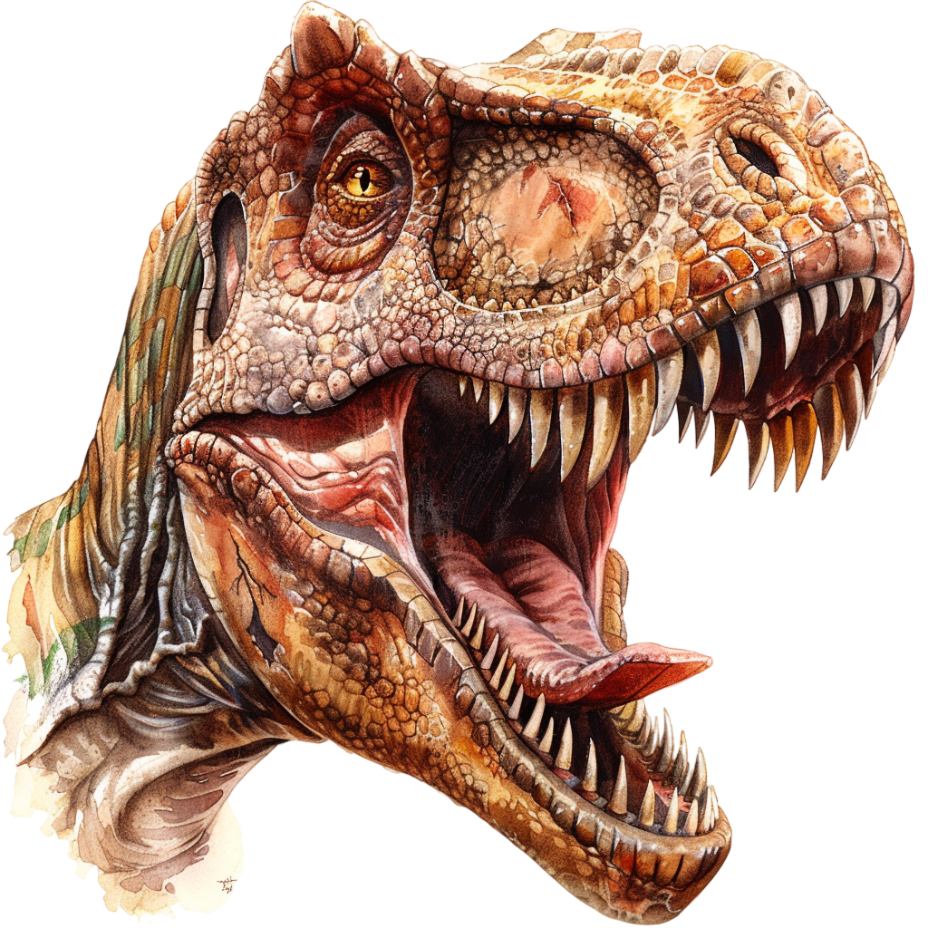 Крута наклейка на авто з головою динозавра 15x15см - для капота