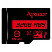 Карта пам'яті Apacer 32GB microSDHC class 10 UHS-I U1 R85 MB/s AP32GMCSH10U5-R n