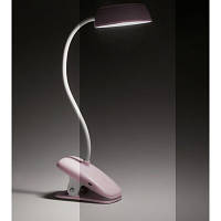 Настольная лампа Philips LED Reading Desk lamp Donutclip 3W, 4000K, 1200mAh Lithium battery, рожевий