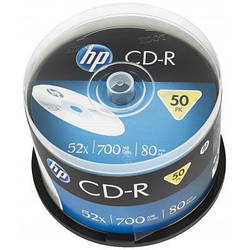 Диск CD HP CD-R 700MB 52X 50шт Spindle 69307/CRE00017-3 smart