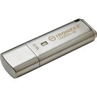 USB флеш наель Kingston 16GB IronKey Locker Plus 50 AES Encrypted USB 3.2 IKLP50/16GB n