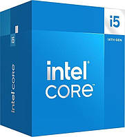Intel Центральный процессор Core i5-14400 10C/16T 2.5GHz 20Mb LGA1700 65W Box Shvidko - Порадуй Себя