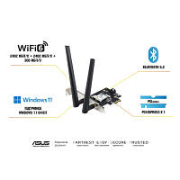 Сетевая карта Wi-Fi ASUS PCE-AXE5400 90IG07I0-ME0B10 n