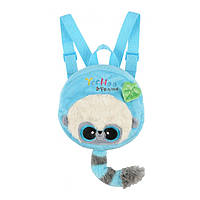 Рюкзак-м'яка іграшка Лемур Yoohoo & Friends блакитний 18 см (90773A)