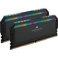 Модуль памяти для компьютера DDR5 64GB 2x32GB 6000 MHz Dominator Platinum RGB Black Corsair CMT64GX5M2B6000C30