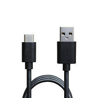 Дата кабель USB 2.0 AM to Type-C 1.0m black Grand-X TPC-01 n