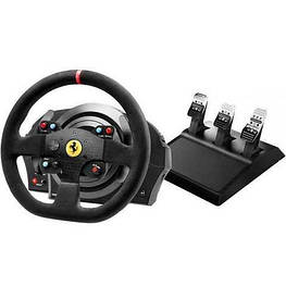 Ігровий комплект (кермо, педалі) Thrustmaster T300 Ferrari Alcantara Edition 4160652  for PS4/PS5