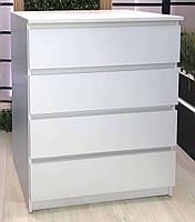 Комод білий 4 шухляди з доводкою