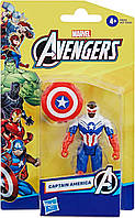 Фигурка Marvel Avengers Epic Hero Captain America Action Figure (Hasbro, высота 10 см)