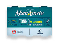 Тунец в собственном соку Mare Aperto Natural 480г (6х80 г) Италия