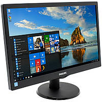 Монитор 19" 1366*768 TN Philips 193V5LSB2 LED VGA чёрный бу A Гар.12мес!