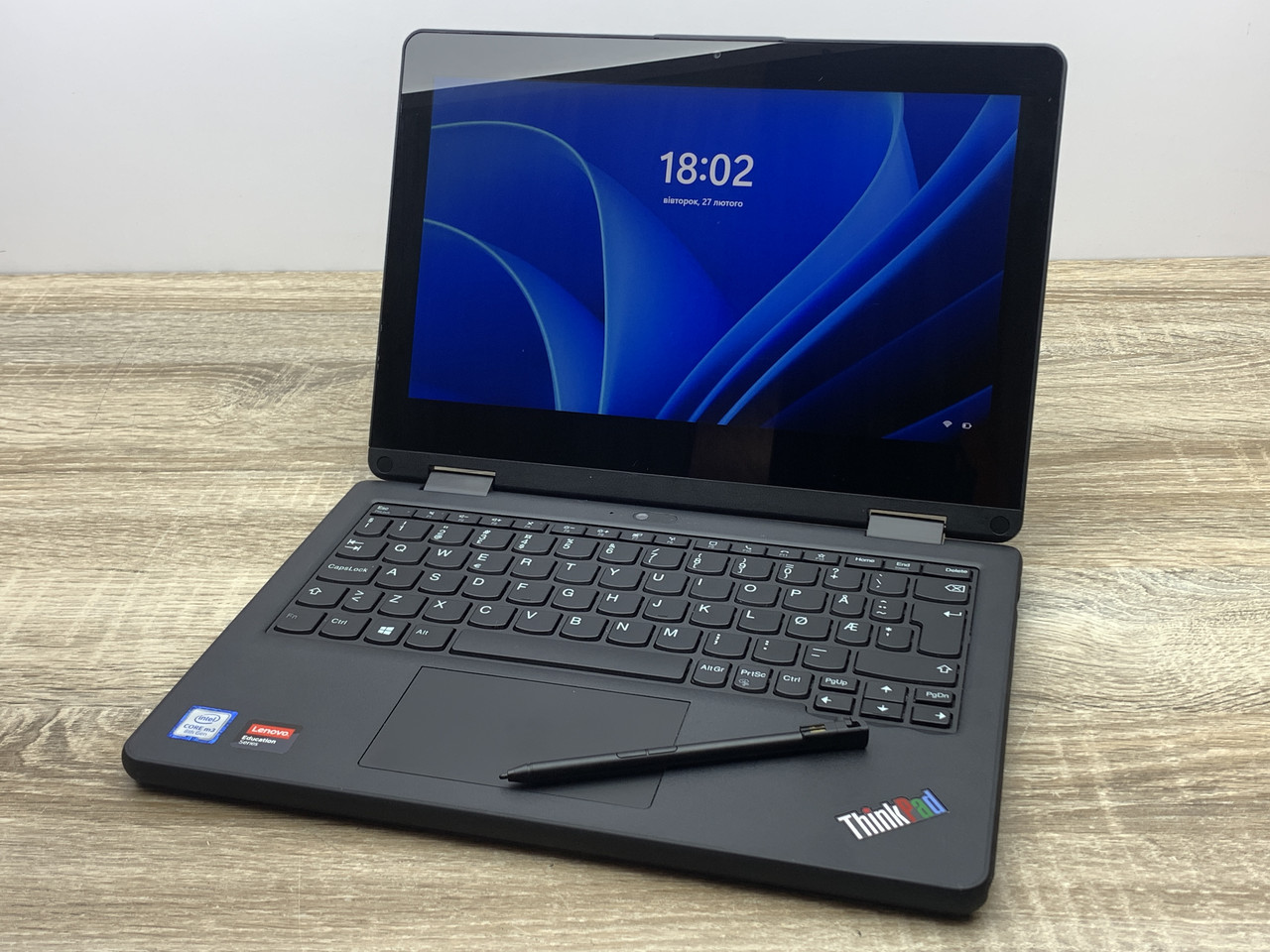 Ноутбук-трансформер Lenovo ThinkPad Yoga 11e G6 11.6" HD IPS/Core m3-8100Y/RAM 4GB/SSD 128GB БВ А-