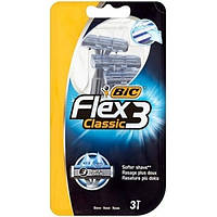 Бритва для бритья одноразовая BIC Flex 3 Classic, 3 шт