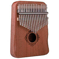 Калимба Enfuntins с 17 клавишами Пальчиковое пианино Kalimba (ENK17BR) KN, код: 7808979