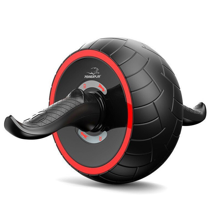 Колесо для преса PowerPlay 4326 зі зворотним механізмом AB Wheel Pro Чорно-червоне