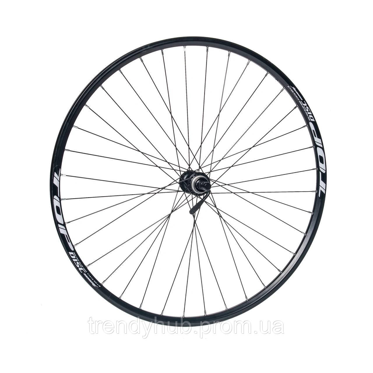 Колесо заднее 28 Remerx Top Disc и втулка Shimano HB-RM66 Черный (KOLO-28-59-T) LP, код: 7850985 - фото 1 - id-p2125633248