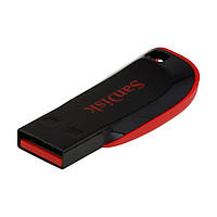 USB Flash Drive SanDisk Cruzer Blade 128gb Цвет Черно-Красный c