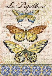 LETI 975 Vintage Wings-Le Papillons. Набір для вишивки хрестиком LetiStitch