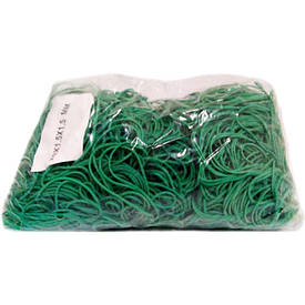 Гумки для грошей 50мм зелена 1 кг "Plast"