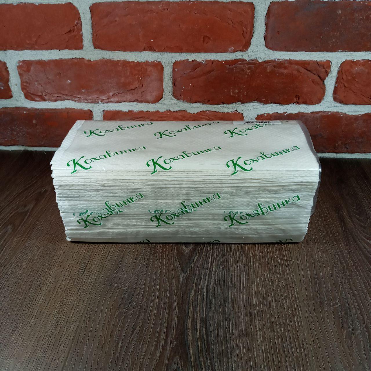 Полотенце бумажные V-V сложение серое 170 листов Каховинка - фото 4 - id-p517049573
