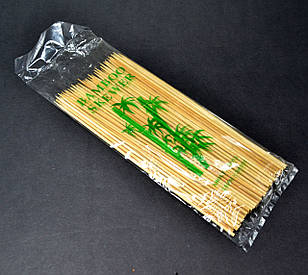 Бамбукові палички для шашлика (100шт) 25см 2.5m (1 пач)