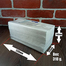 Рушник паперовий v-складка біле(150листов) SoffiPro Optimal (1 пач.)