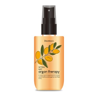 Спрей для природного укладання волосся з марокканською олією аргани Deoproce Argan Therapy Setting Mist 100 мл