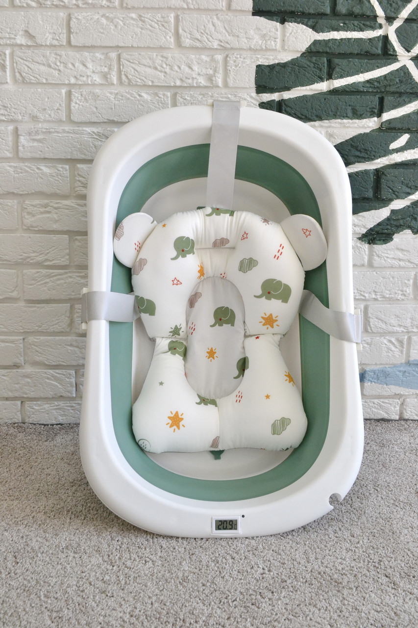 Ванна дитяча складна з матрациком El Camino Plus ME 1151, Deep Green