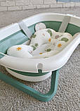 Ванна дитяча складна з матрациком El Camino Plus ME 1151, Deep Green, фото 2