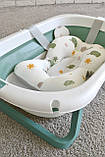 Ванна дитяча складна з матрациком El Camino Plus ME 1151, Deep Green, фото 3