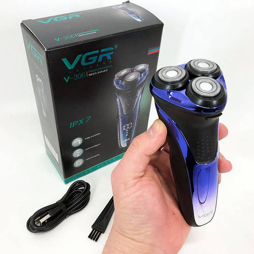 Машинка мужская для бритья VGR V-306 / Профессиональная электробритва ...