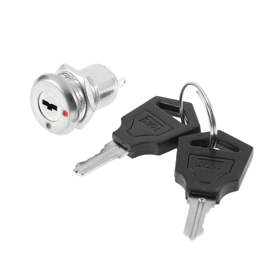 Ключ-вимикач перемикач електро замок з ключем, фото 1