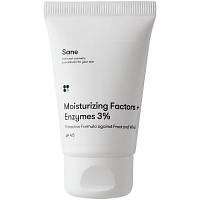 Крем для лица Sane Moisturizing Factors + Enzymes 3% Защитный от мороза и ветра С увлажняющим фактором 40 мл