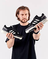 Чоловічі кросівки Adidas Originals Drop Step Gray Black Адідас Дроп Степ чорні шкіряні демісезонні, фото 5