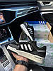 Чоловічі кросівки Adidas Originals Drop Step Gray Black Адідас Дроп Степ чорні шкіряні демісезонні, фото 10