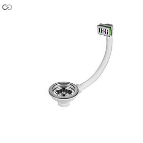 Випуск сифону SoloPlast "Еліт" К1100.2100, Ø110мм, сітка - нержавіюча сталь