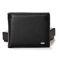 Чоловічий шкіряний гаманець Classic чорний DR. BOND MSM-3 черный