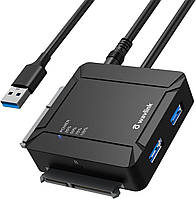 WAVLINK USB 3.0 to Dual Bay SATA Adapter, Доступ к двум HDD/SSD